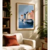 Kopenhag Nyhavn Limanı Poster