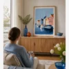 Kopenhag Nyhavn Limanı Poster
