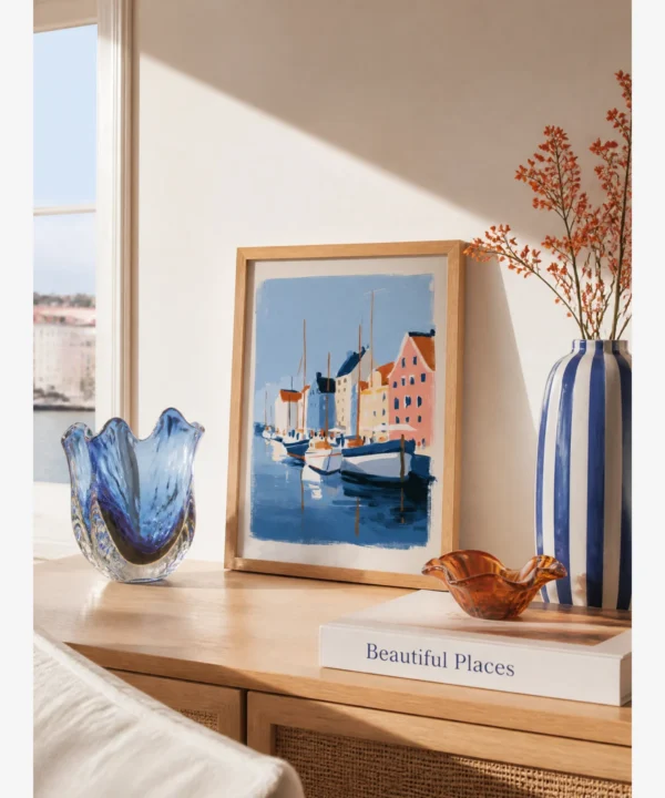 Kopenhag Nyhavn Limanı Poster