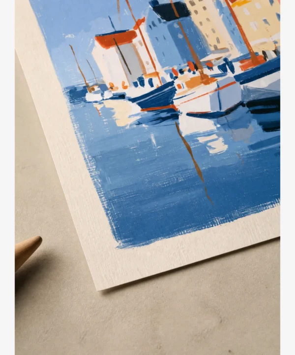 Kopenhag Nyhavn Limanı Poster
