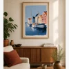 Kopenhag Nyhavn Limanı Poster
