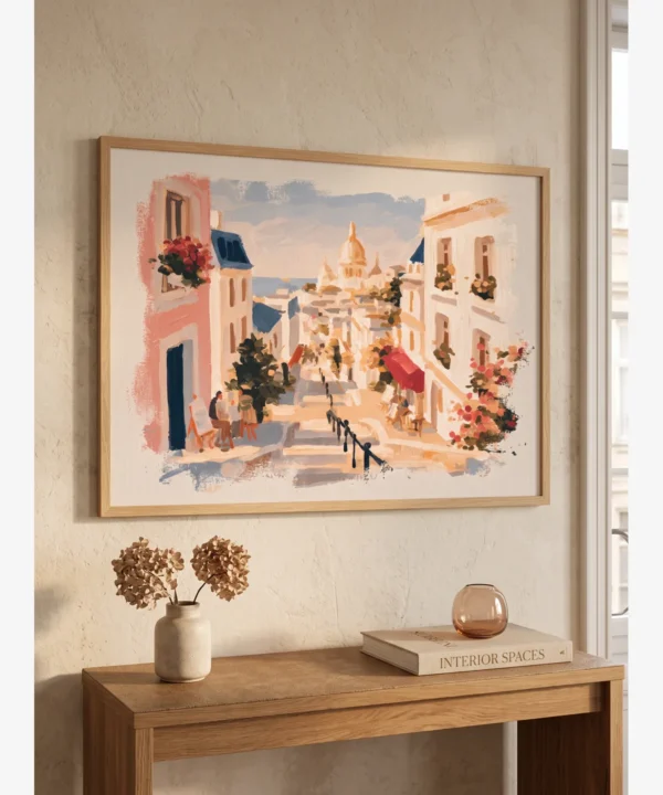 Paris Montmartre Bazilika Poster