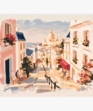 Paris Montmartre Bazilika Poster