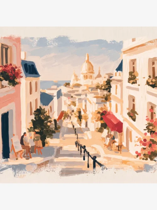 Paris Montmartre Bazilika Poster