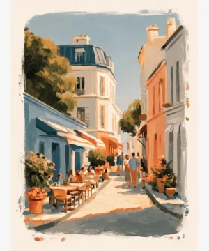 Paris Montmartre Poster