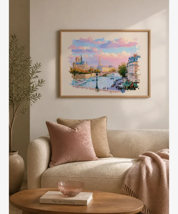 Paris Sen Nehri Kıyısı Poster