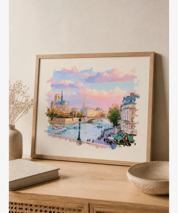 Paris Sen Nehri Kıyısı Poster