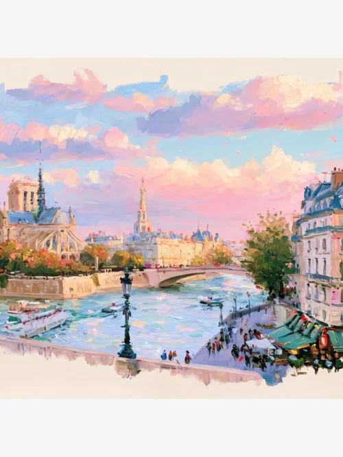 Paris Sen Nehri Kıyısı Poster