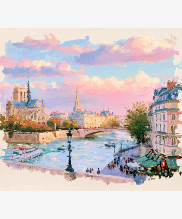 Paris Sen Nehri Kıyısı Poster
