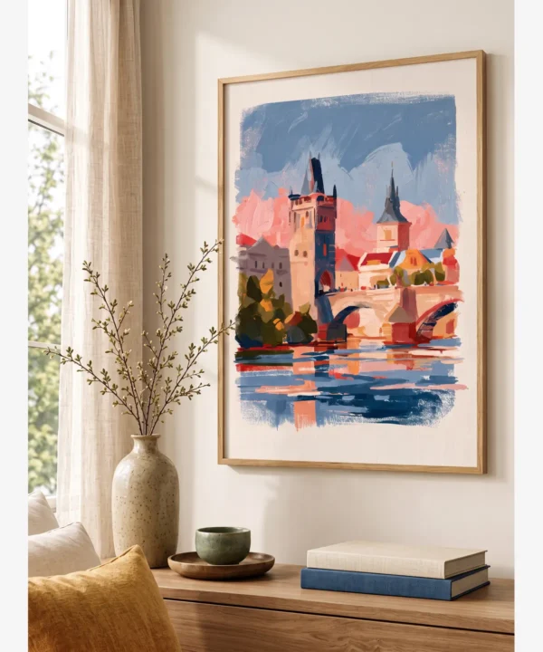 Prag Charles Köprüsü Poster