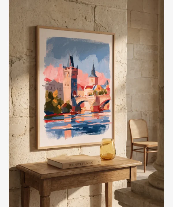 Prag Charles Köprüsü Poster