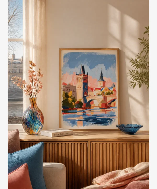 Prag Charles Köprüsü Poster