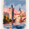 Prag Charles Köprüsü Poster