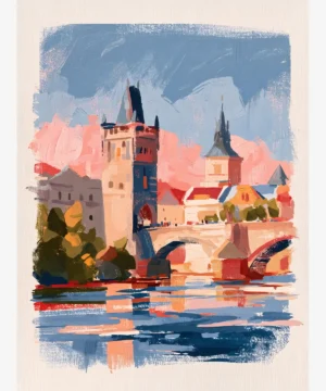 Prag Charles Köprüsü Poster