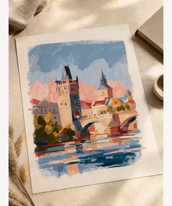 Prag Charles Köprüsü Poster