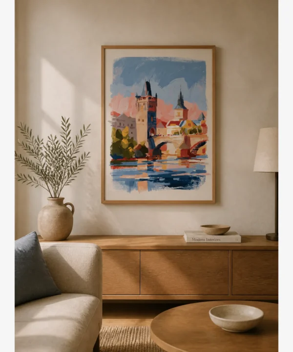 Prag Charles Köprüsü Poster