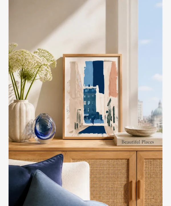 Stokholm Gamla Stan Silüetler Poster