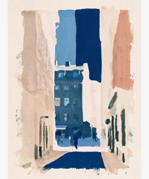 Stokholm Gamla Stan Silüetler Poster