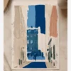 Stokholm Gamla Stan Silüetler Poster