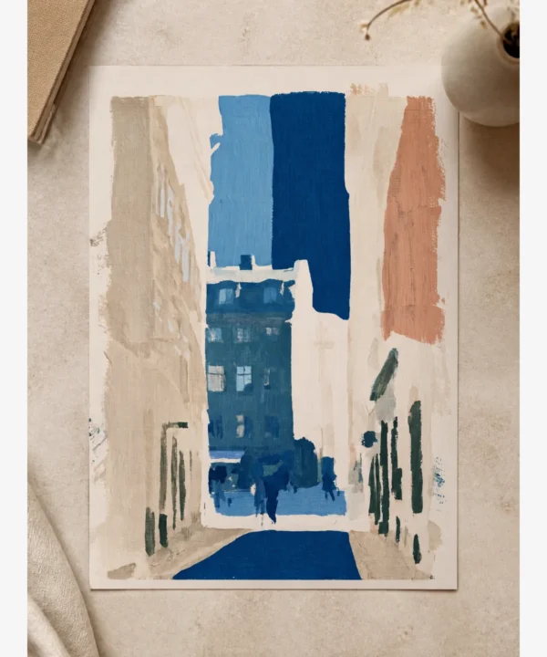 Stokholm Gamla Stan Silüetler Poster