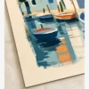 Venedik Sakin Kanal Gondollar Poster