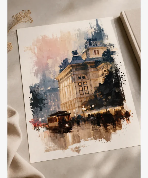 Viyana Devlet Opera Binası Poster