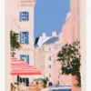 Viyana Eski Şehir Kafe Sokağı Poster