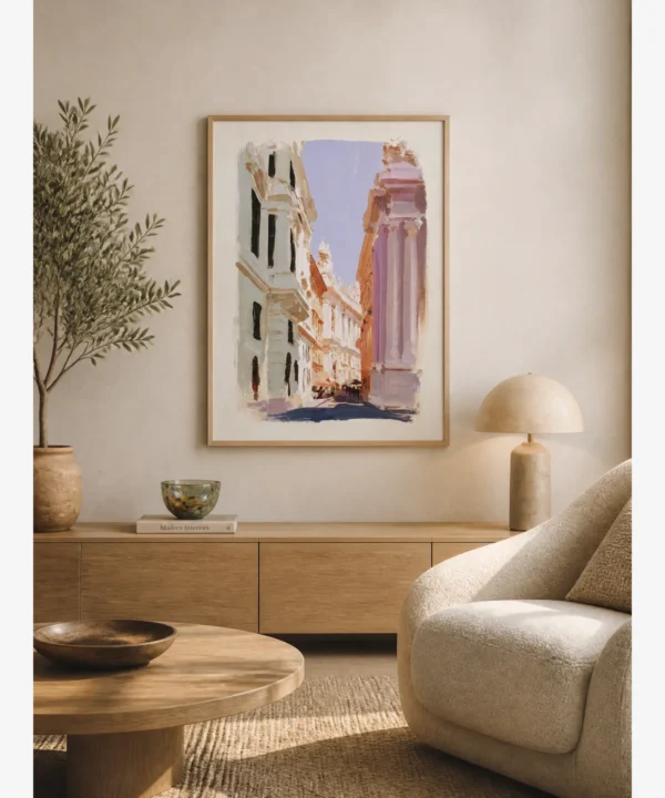 Viyana Klasik Mimari Sokak Poster
