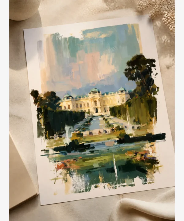 Viyana Schönbrunn Sarayı Bahçeleri Poster