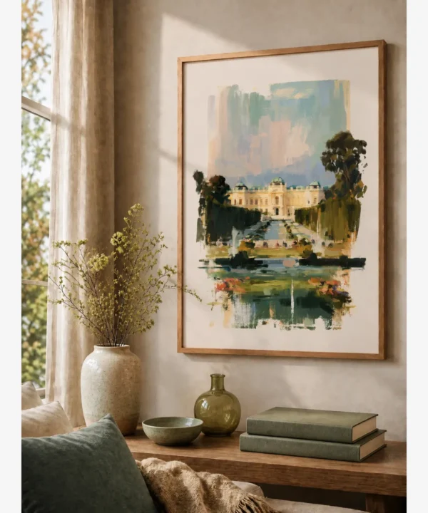 Viyana Schönbrunn Sarayı Bahçeleri Poster