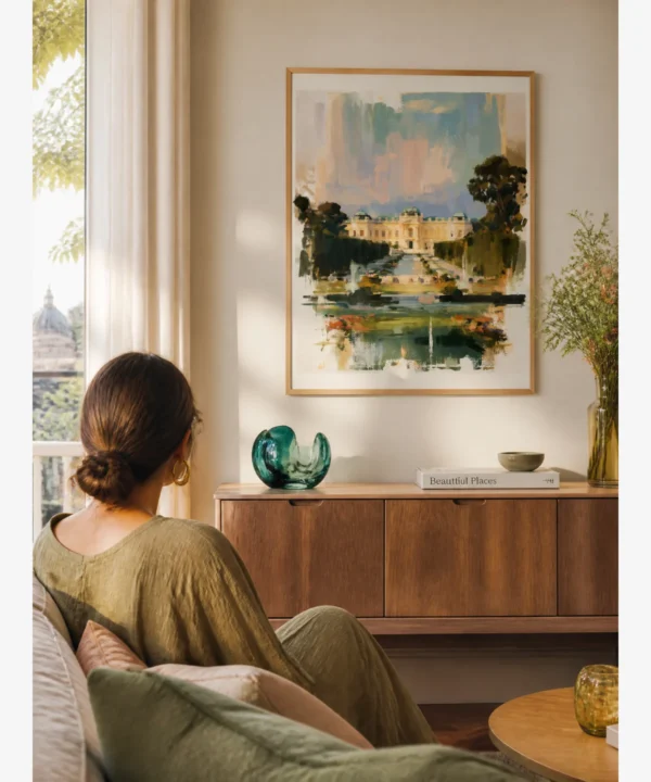 Viyana Schönbrunn Sarayı Bahçeleri Poster